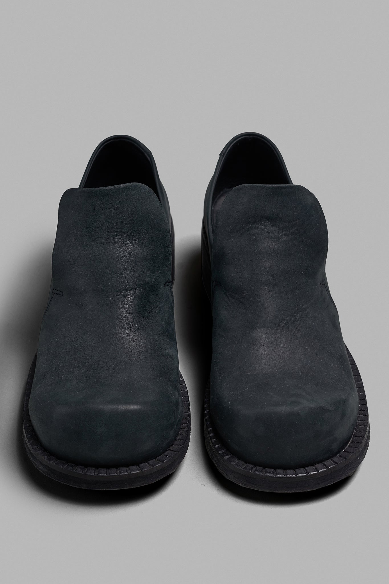 Wide Toe Loafer - Old Black