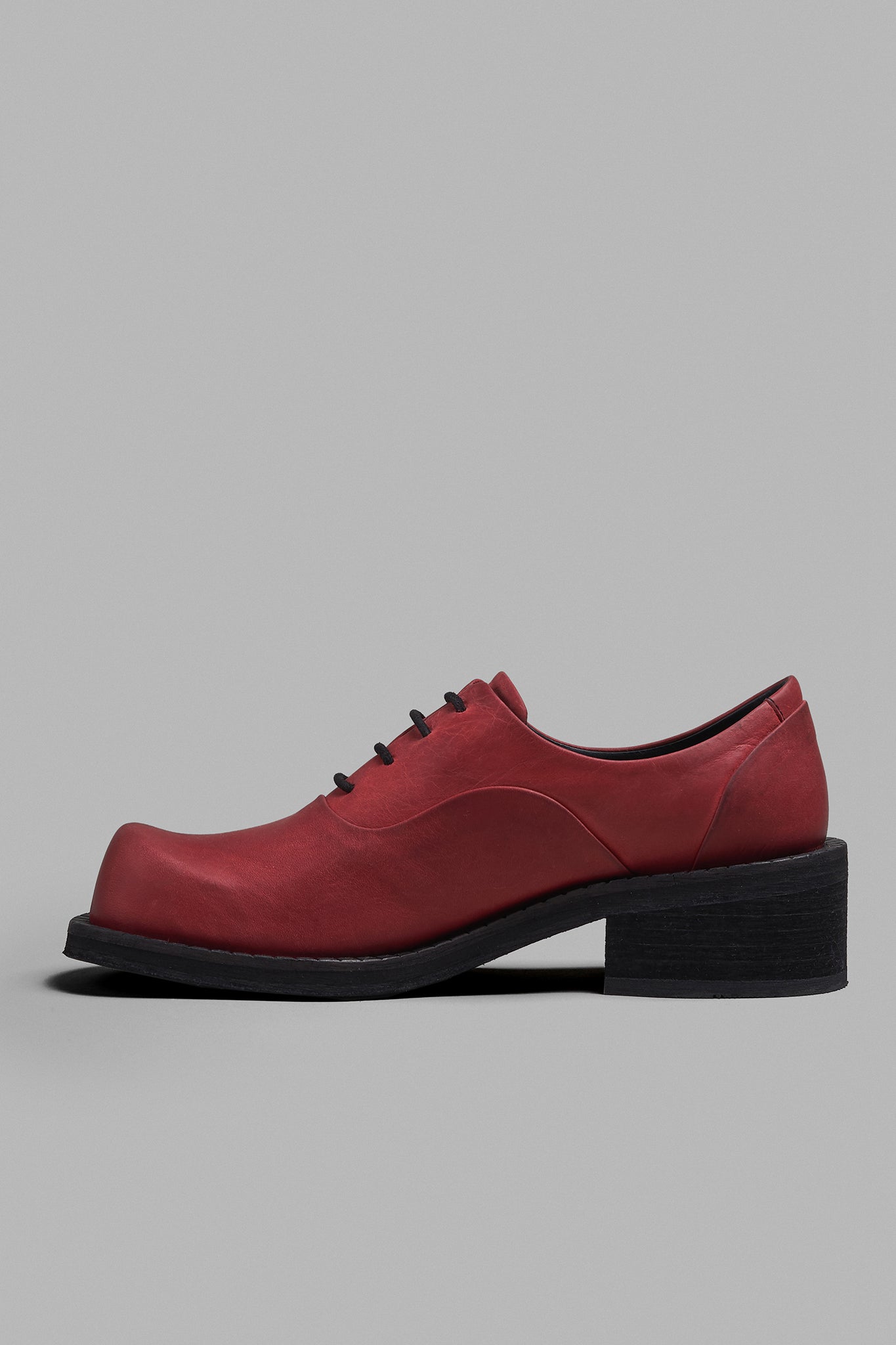 Wide Toe Oxford - Old Red