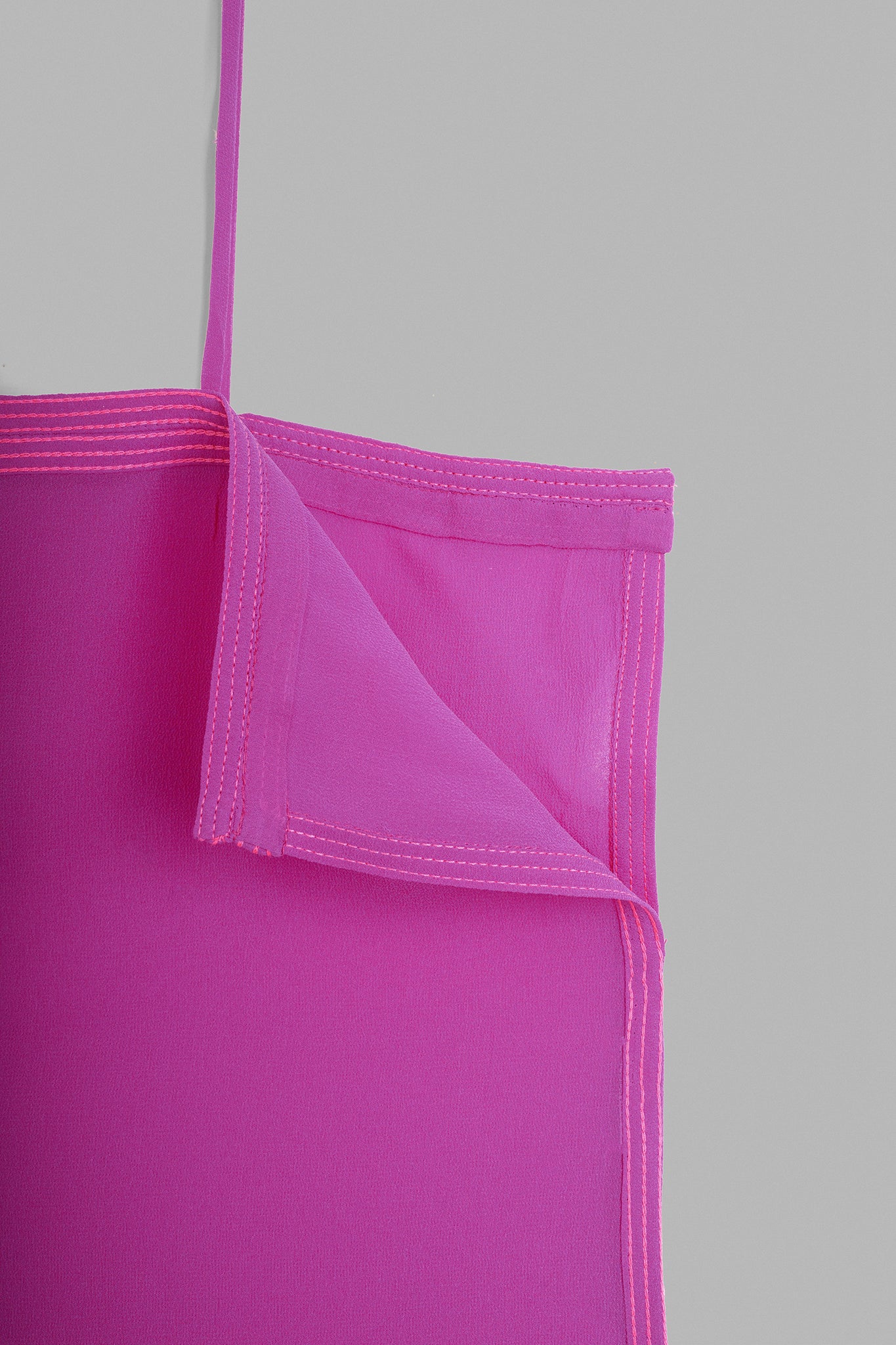 Silk Strap Top - Pink