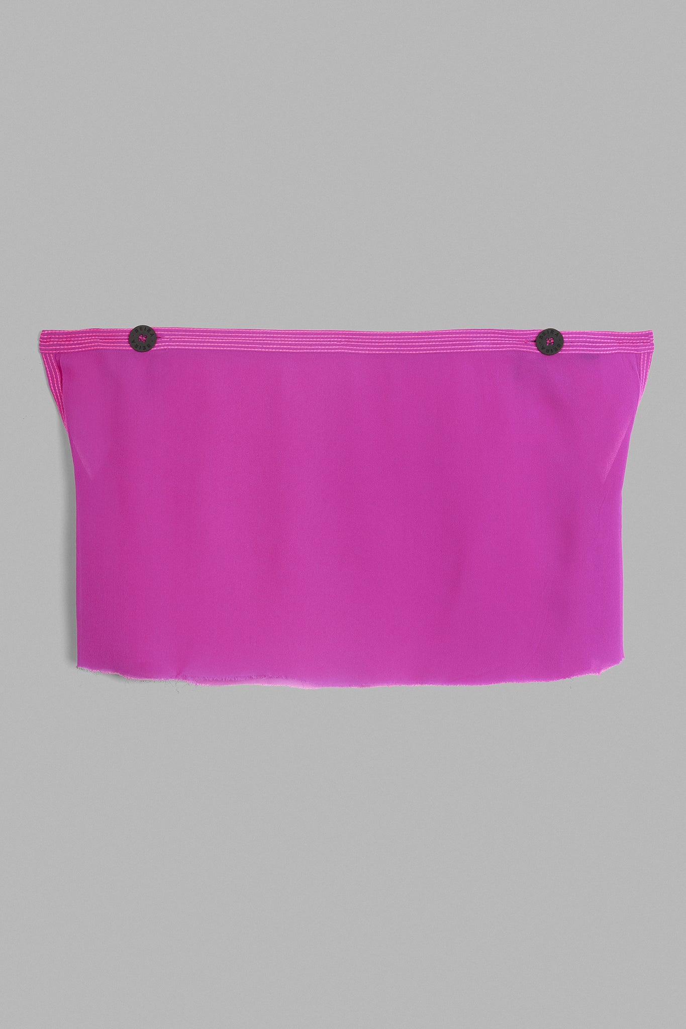 Silk Bandeau Top - Pink