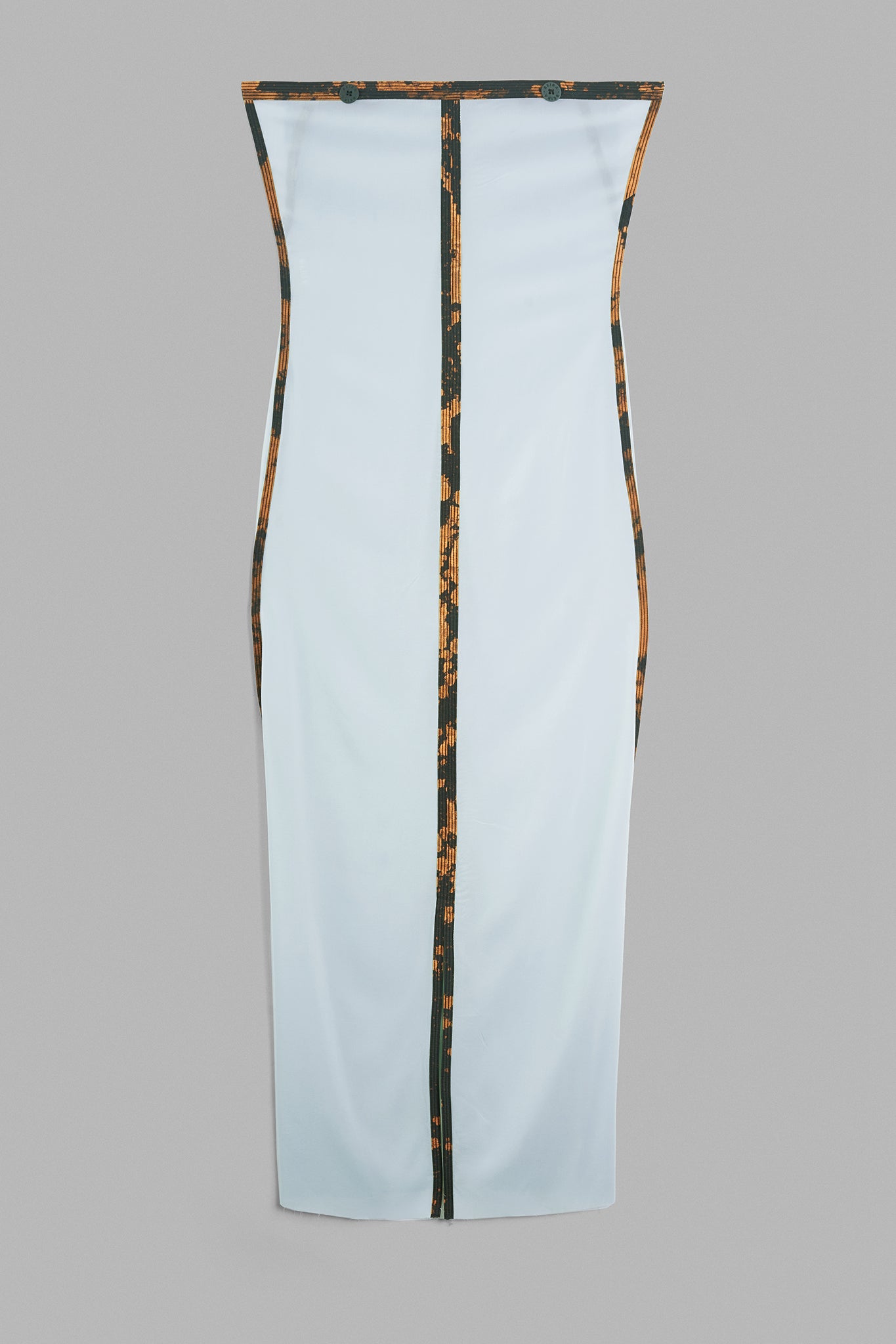 Silk Bandeau Long Dress - Candy Blue