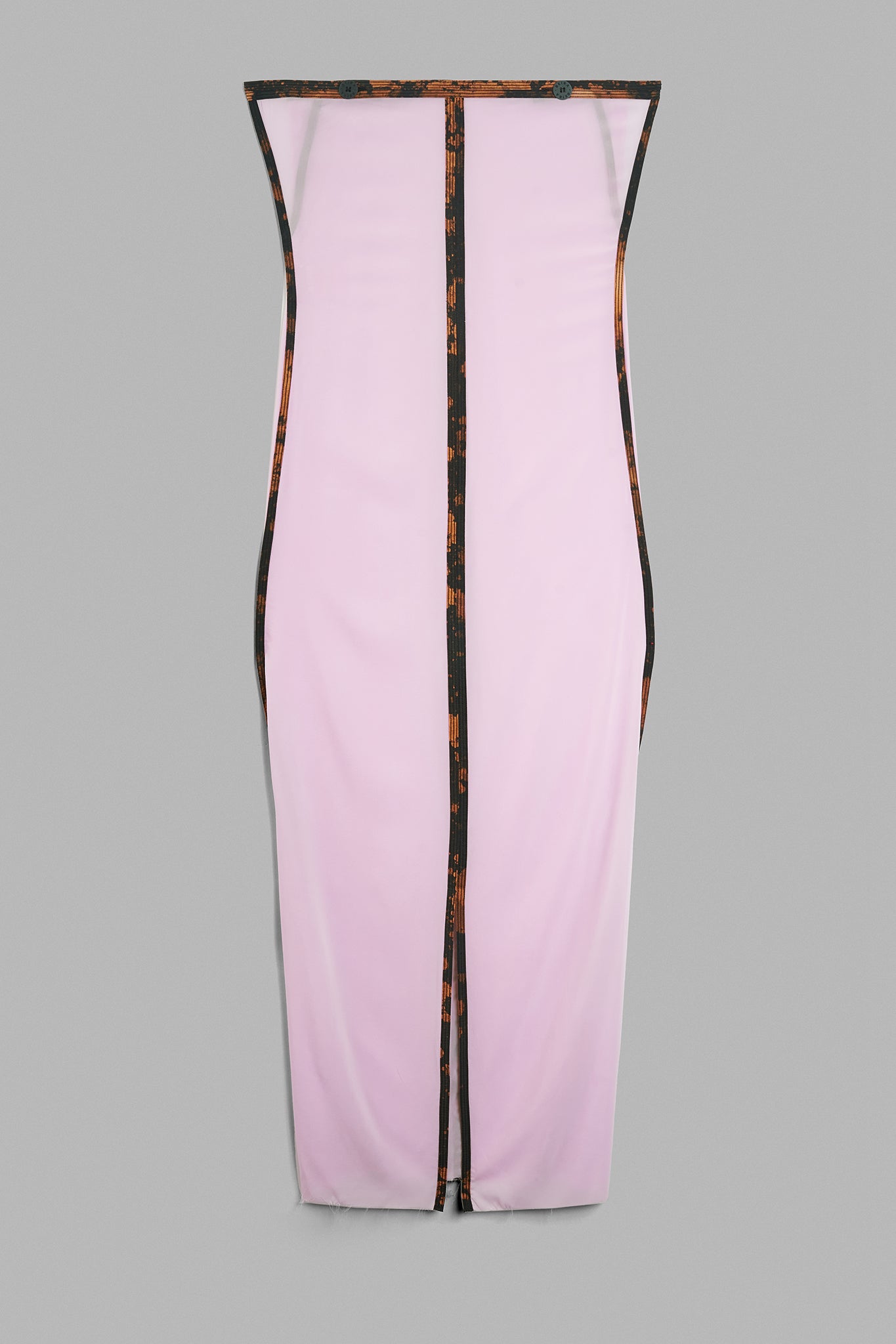 Silk Maxi Bandeau Dress - Candy Pink