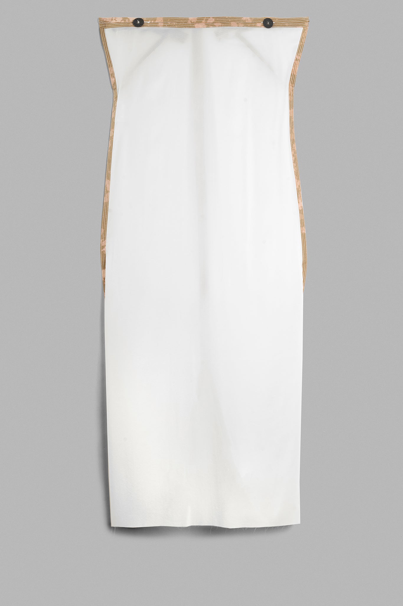 Silk Pencil Maxi Skirt - White