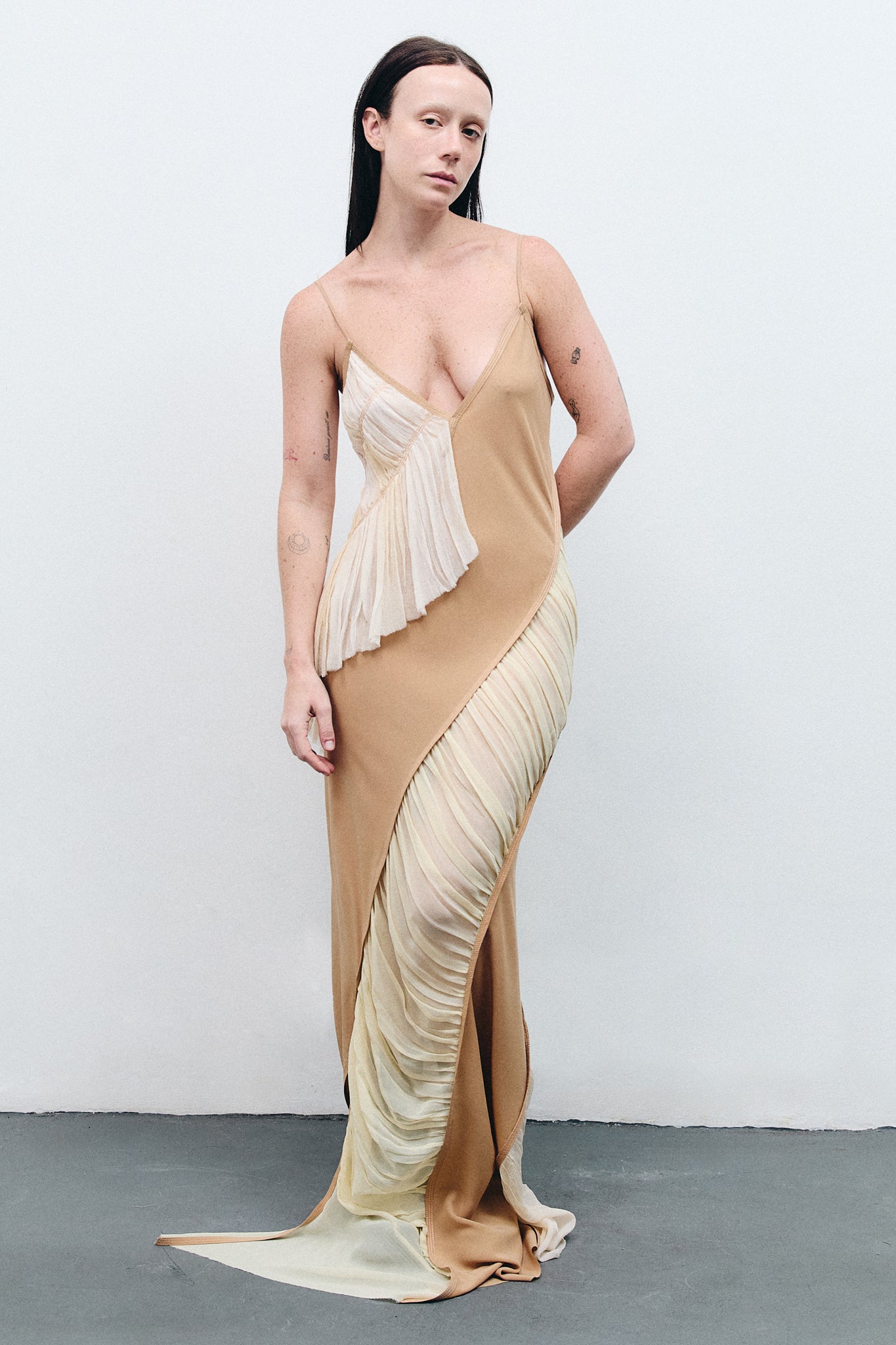 Silk Spiral Pirate Dress
