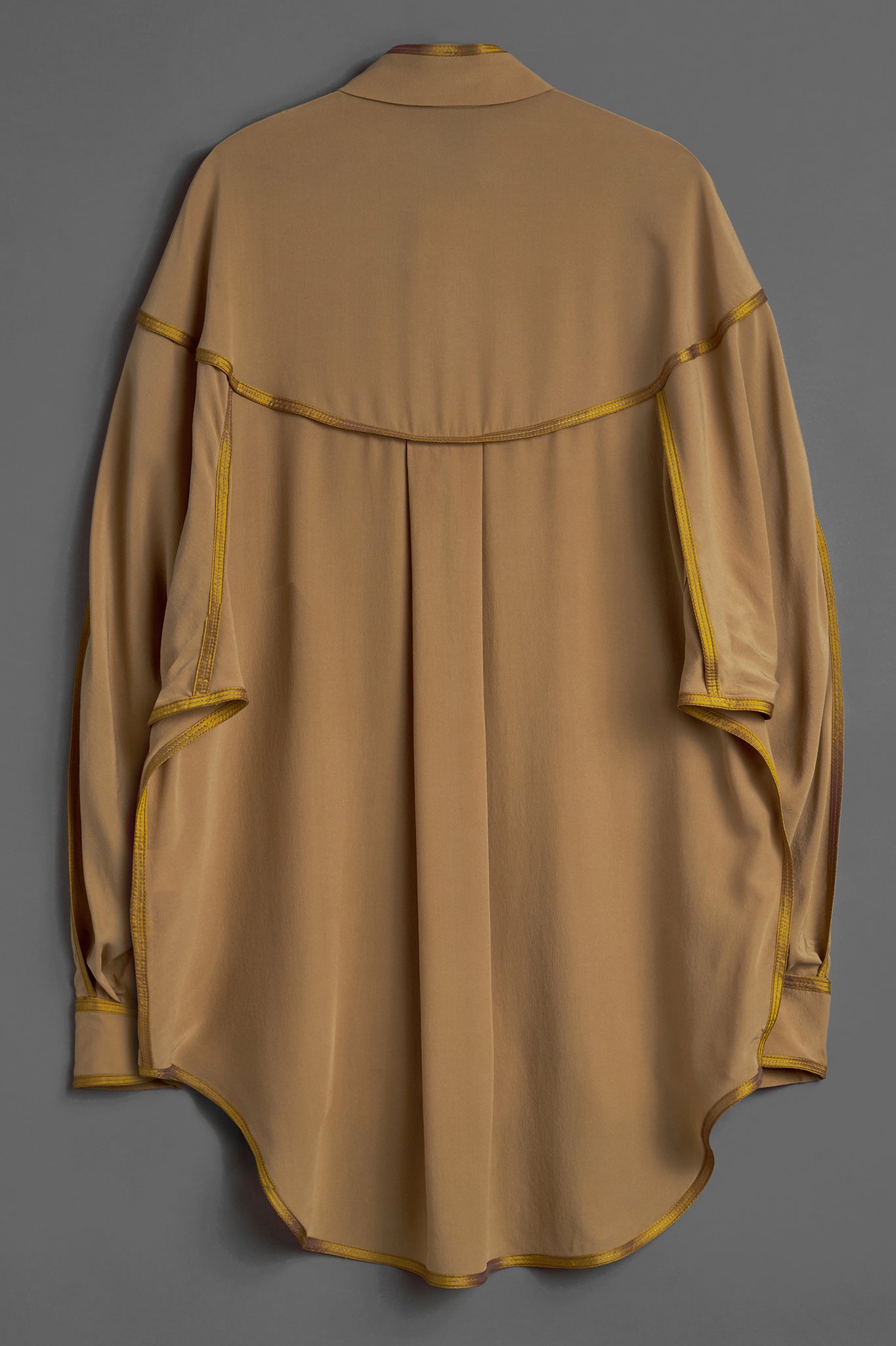Silk Tailor Long Sleeved Shirt - Toffee