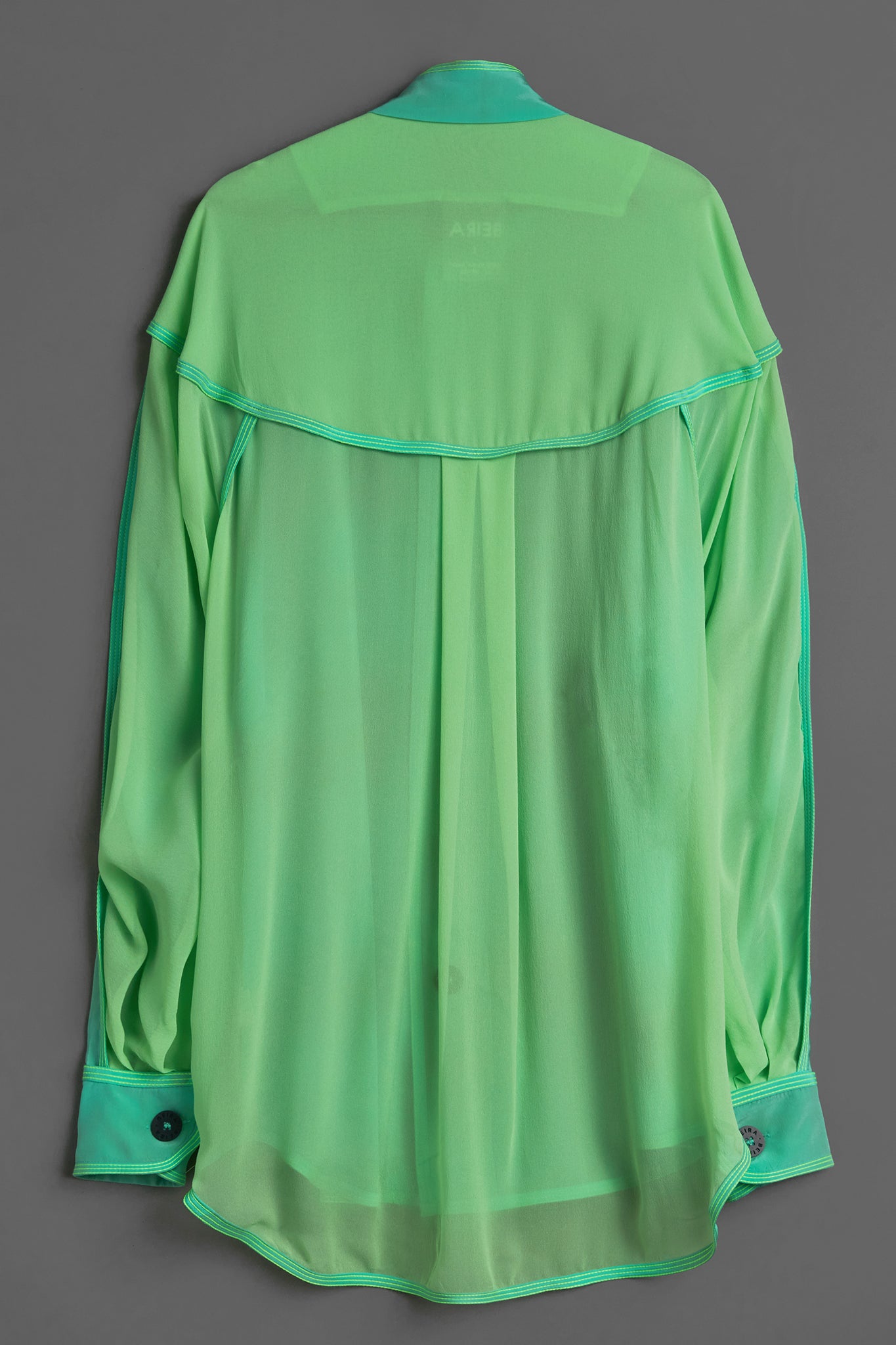 Silk Tailor Long Sleeved Shirt - Acqua&Mint
