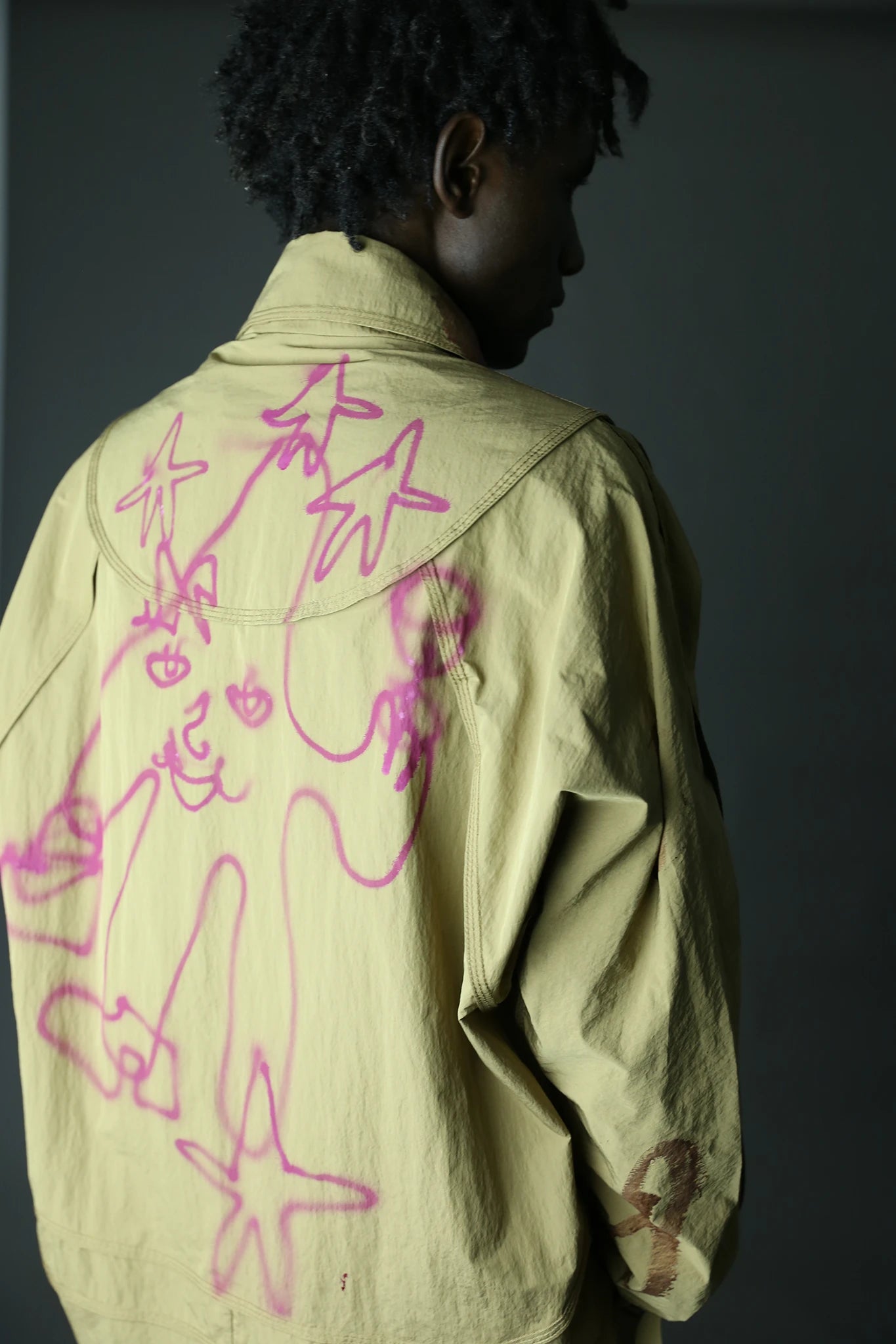 Collab Nylon-Cotton Sail Jacket - Khaki