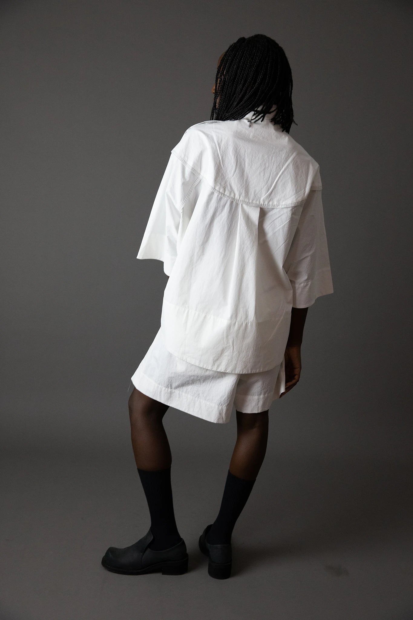 Dry Cotton Camp Shirt - Off White