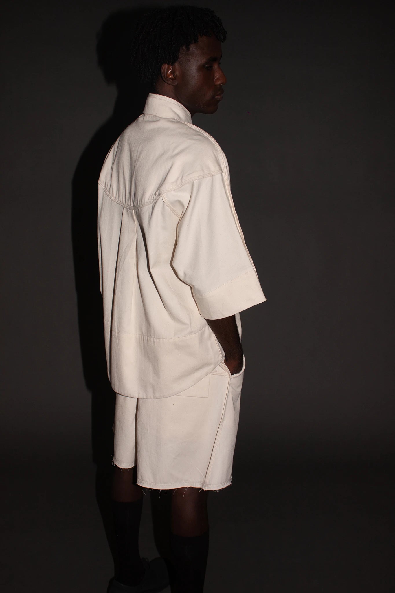 Archive Dry Cotton Camp Shirt - Light Beige